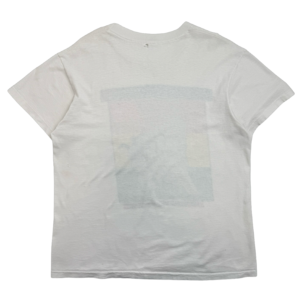 Vintage 90's Knowledge Is Key Promo Tee White