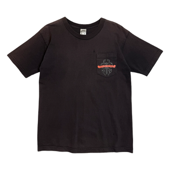 Vintage Chrome Hearts Vine Dagger Pocket Tee Black