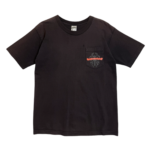 Vintage Chrome Hearts Vine Dagger Pocket Tee Black | Vintage Clothing Store Canada