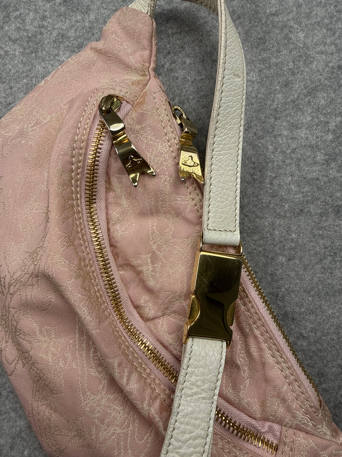 Vivienne Westwood Orb Pattern Fanny Pack Pink