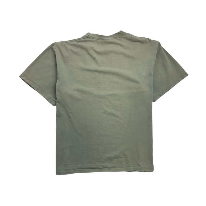 Vintage 90s Nike Faded Pistachio Green Tee | Vitnage Clothing Store Canada