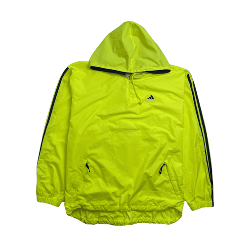 (M) Vintage Adidas Windbreaker Neon Green | Vintage Clothing Store Canada