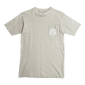 Vintage Chrome Hearts Back Scroll Pocket Tee Beige