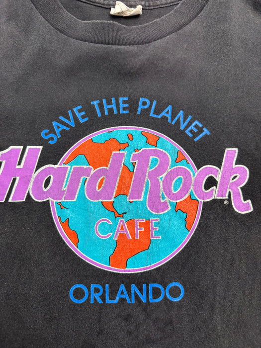 Vintage 90s Hard Rock Cafe Orlando Tee Black | Vitnage Clothing Store Canada