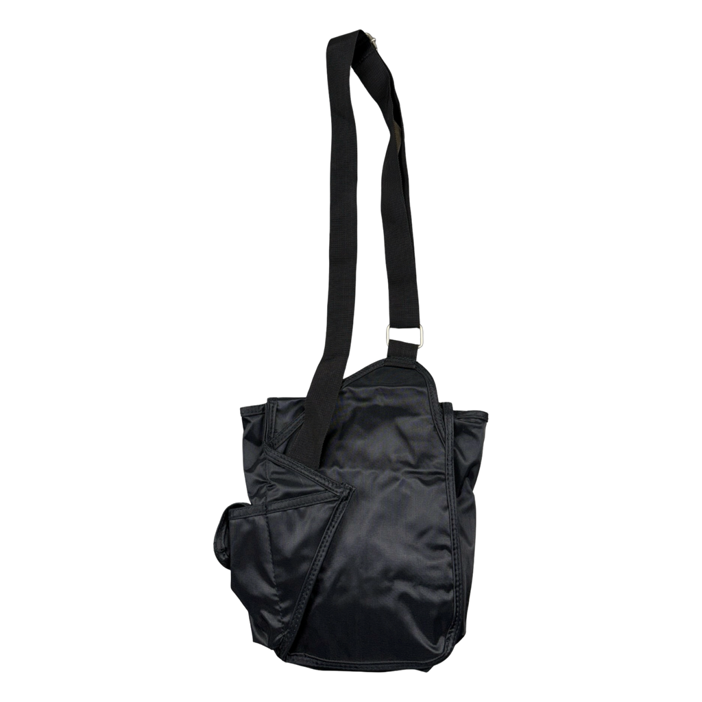 Vintage Stussy Nylon Crossbody Bag Black