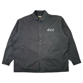 Vintage Orange County Choppers New York Canvas Button Up Black