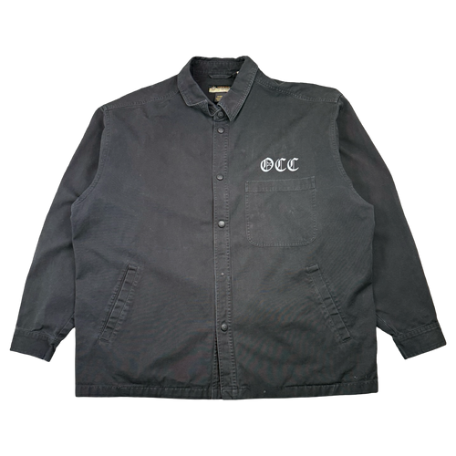 Vintage Orange County Choppers New York Canvas Button Up Black | Vintage Clothing Store Canada