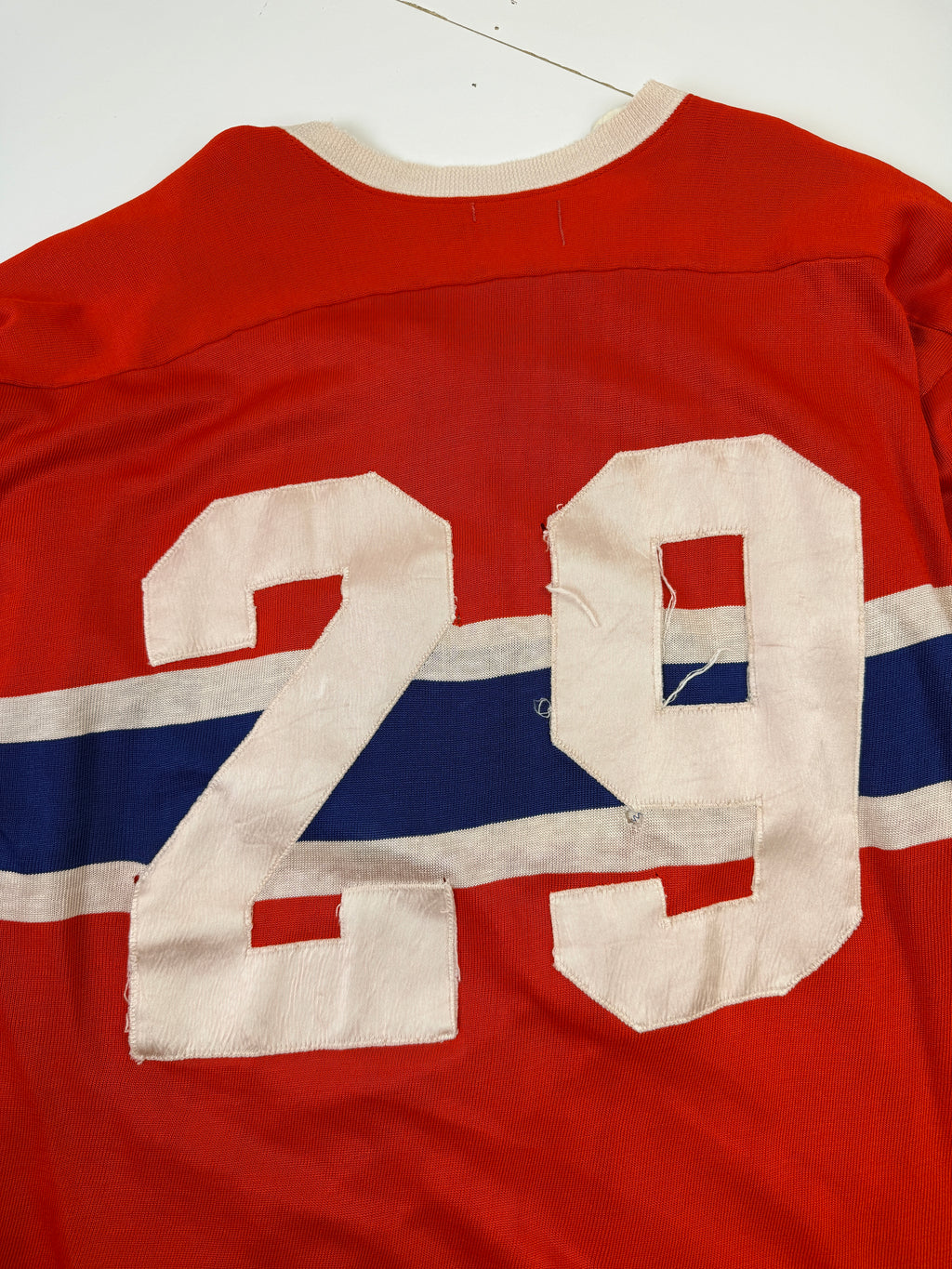 Vintage Distressed Montreal Canadiens Hockey Jersey