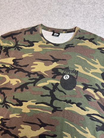 Stussy 8 Ball Tee Camo (USED)