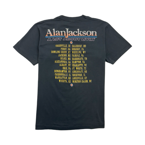 (M) Vintage '93 Alan Jackson Tour Tee Black | Vintage Clothing Store Canada