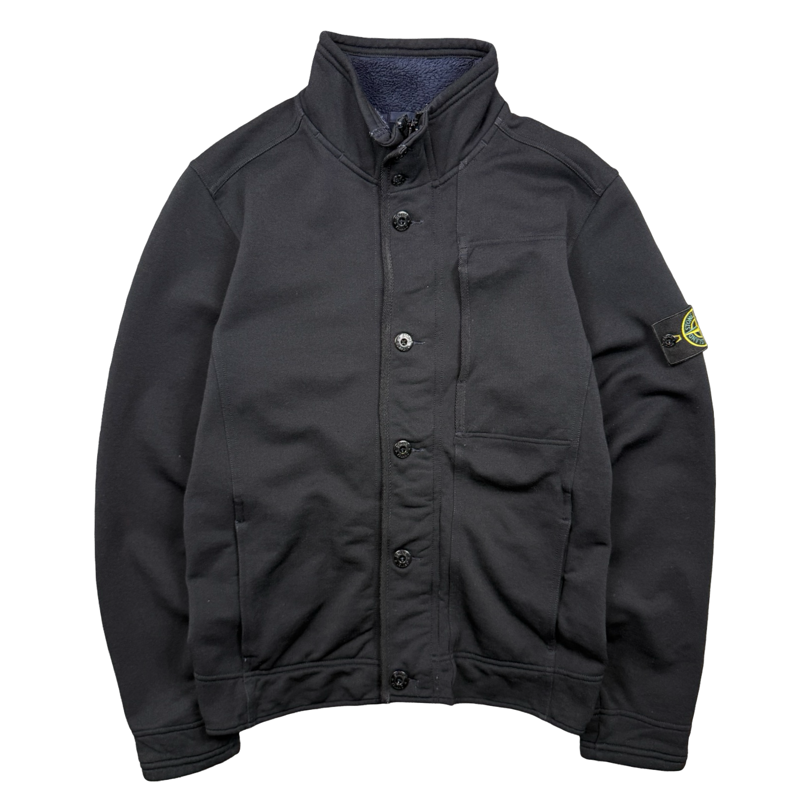 Stone Island Polyamide Cotton Jacket Black (USED)