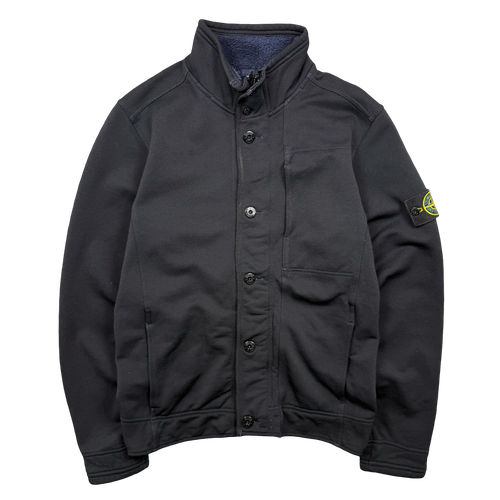 Stone Island Polyamide Cotton Jacket Black (USED) | Vintage Clothing Store Canada