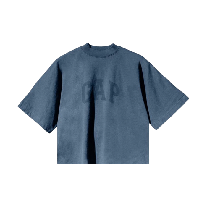 Yeezy Gap Engineered by Balenciaga Dove No Seam Tee Dark Blue (USED) | Vitnage Clothing Store Canada