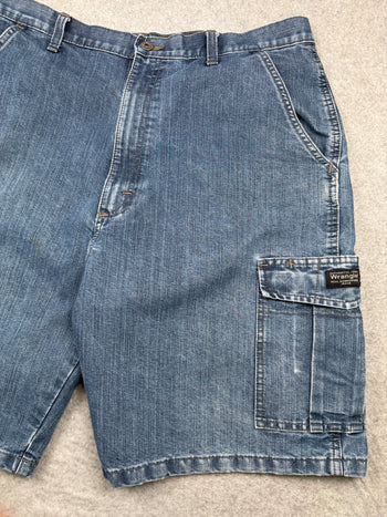 Wrangler Baggy Cargo Denim Shorts