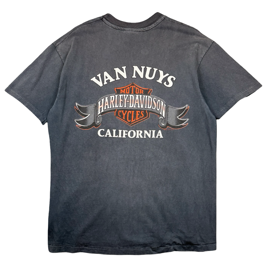 Vintage Harley Davidson National MDA Poker Run Tee Black