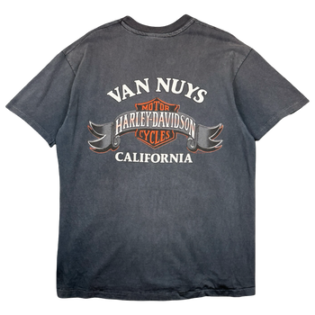 Vintage Harley Davidson National MDA Poker Run Tee Black