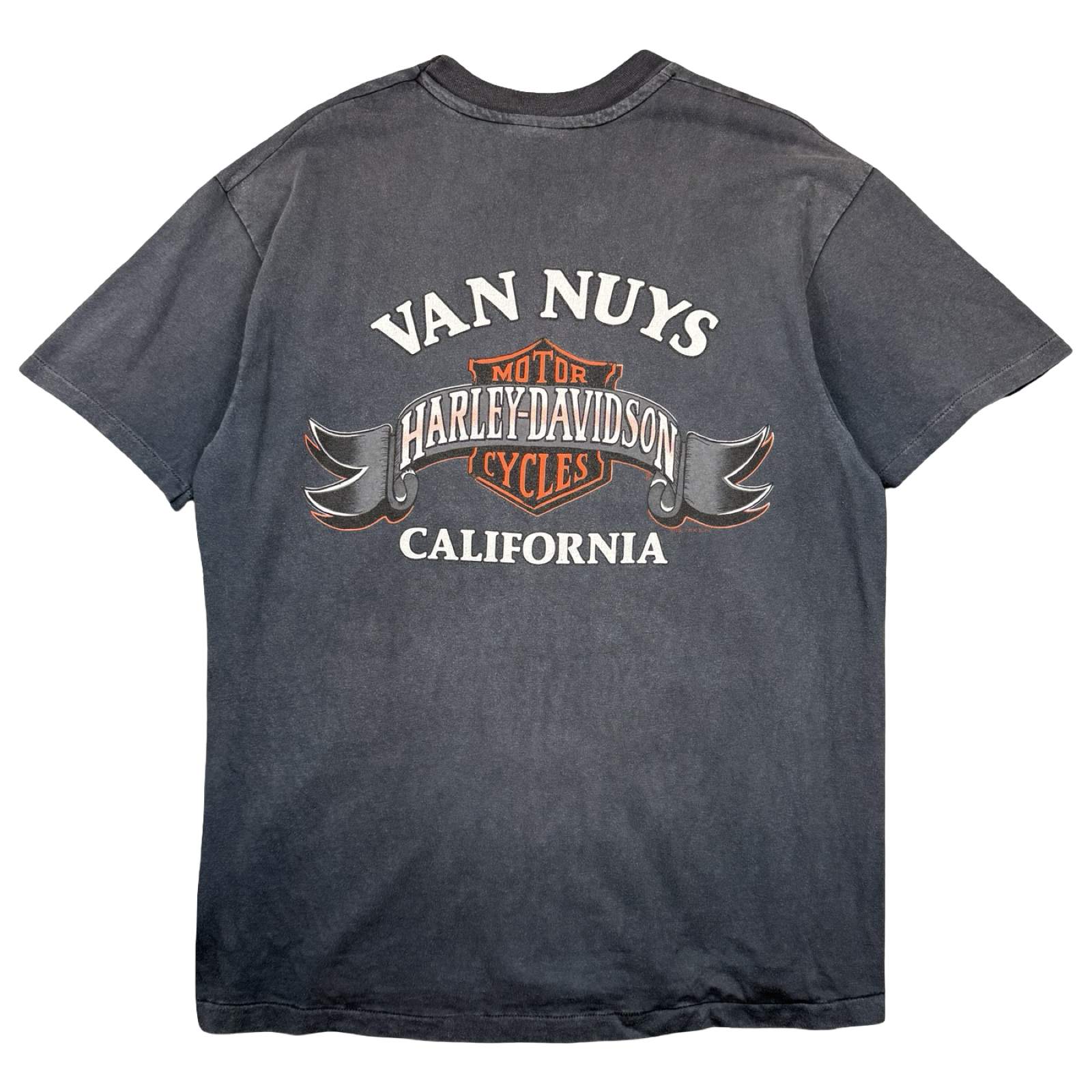 Vintage Harley Davidson National MDA Poker Run Tee Black