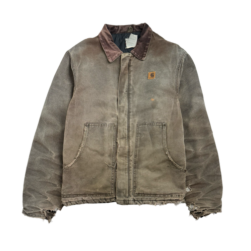 (L) Vintage '04 Carhartt Quilt Lined Arctic Work Jacket Brown | Vintage Clothing Store Canada