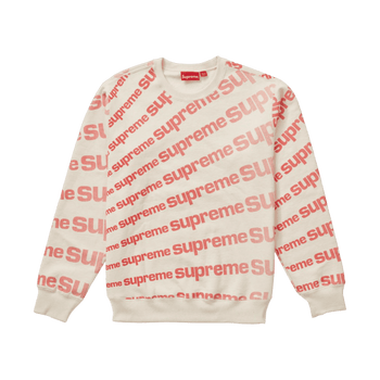 Supreme Radial Crewneck Natural