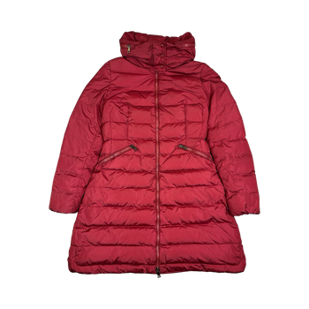 Women’s Moncler Flammette Giubbotto Parka Dark Red
