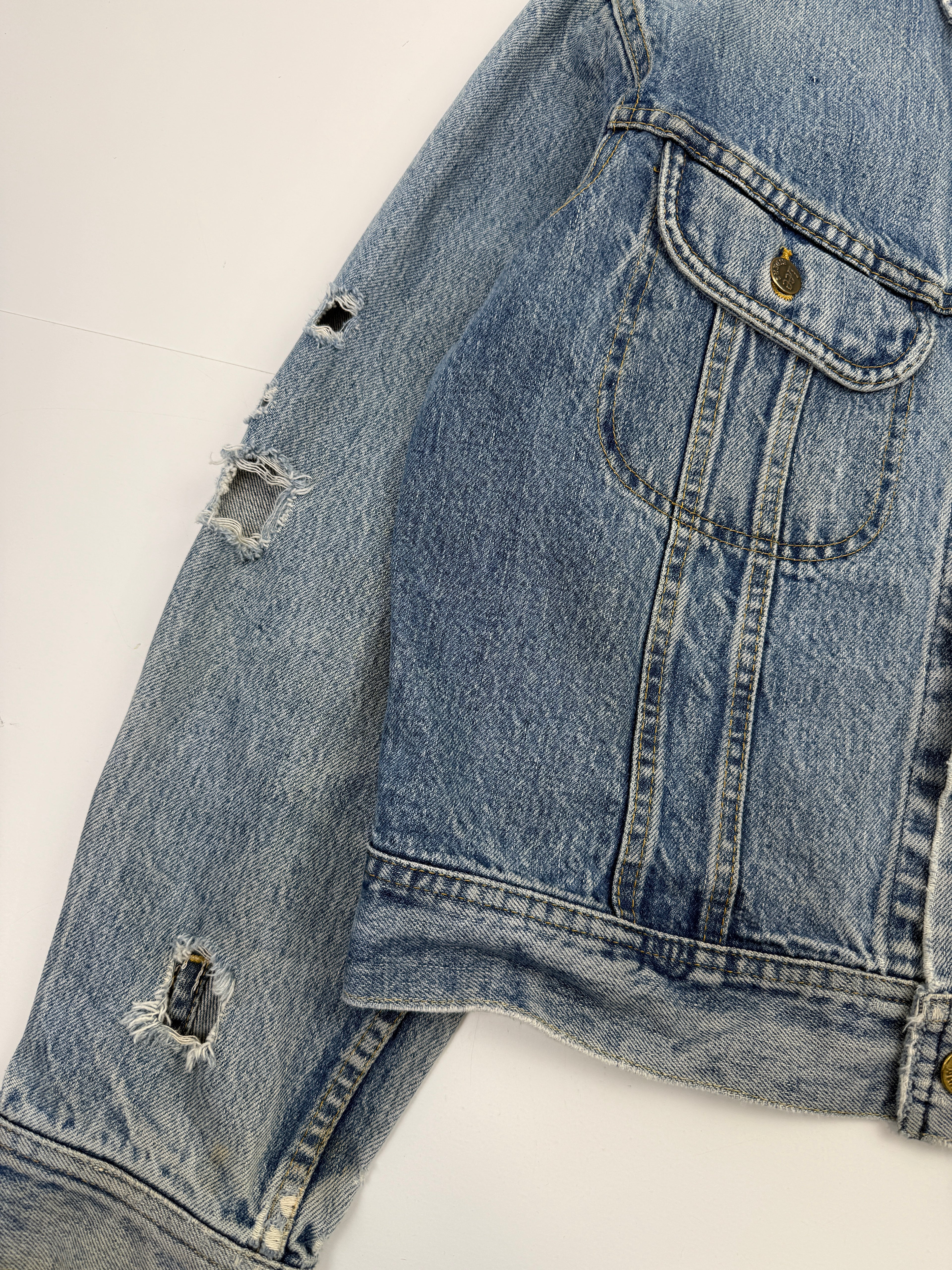 Vintage Lee Distressed Denim Jacket