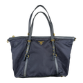 Prada Tessuto Nylon Handbag Navy