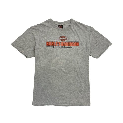 (XL) Harley Davidson Saskatoon Tee Grey | Vintage Clothing Store Canada