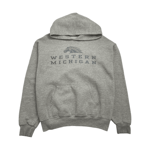 (M) Vintage 2000s Western Michigan Hoodie Grey | Vintage Clothing Store Canada