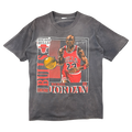 Vintage Nutmeg Chicago Bulls Michael Jordan Faded Tee Black
