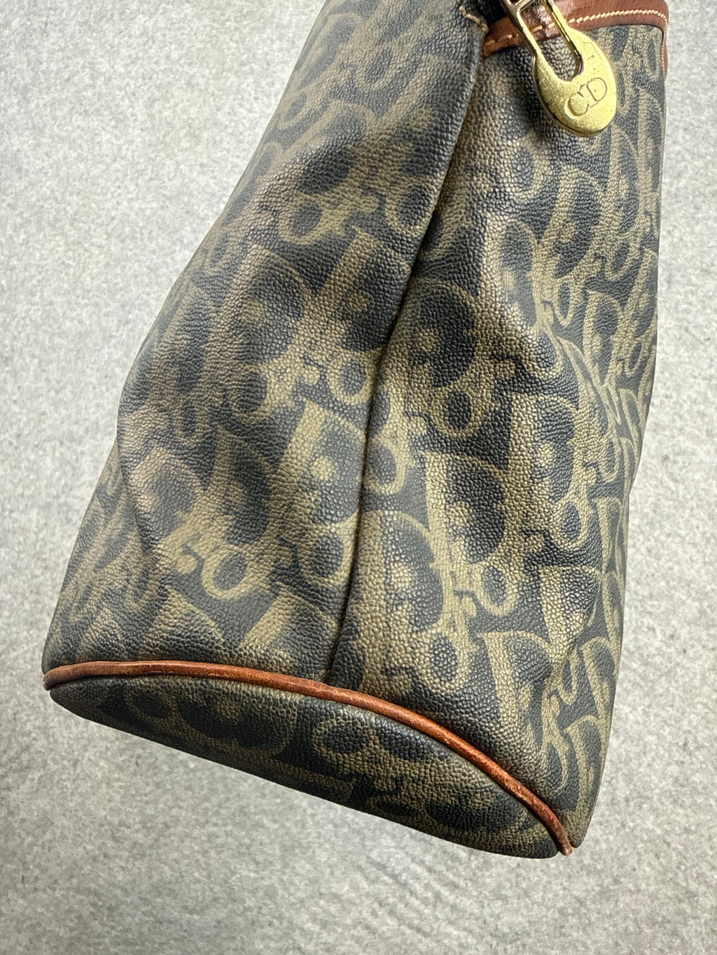 Christian Dior Oblique Trotter Dome Bag Monogram