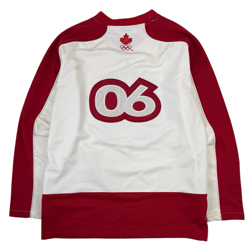 Vintage 2006 Canada Hockey Olympic Team Hudson's Bay Jersey | Vintage Clothing Store Canada
