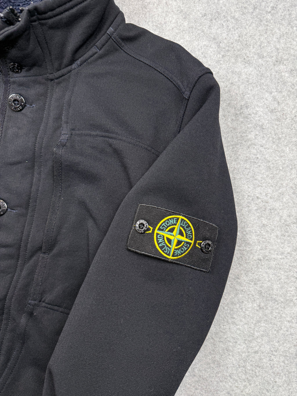 Stone Island Polyamide Cotton Jacket Black (USED)