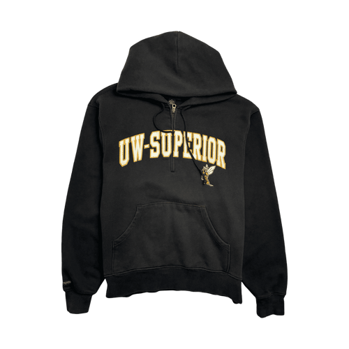 (L) Vintage 2000s UW-Superior Hoodie Black | Vintage Clothing Store Canada