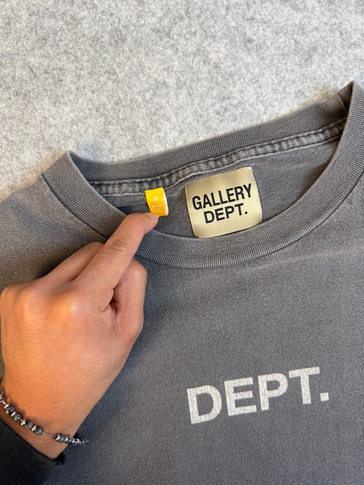 Gallery Dept Address L/S Tee Dark Grey (USED) | Vitnage Clothing Store Canada