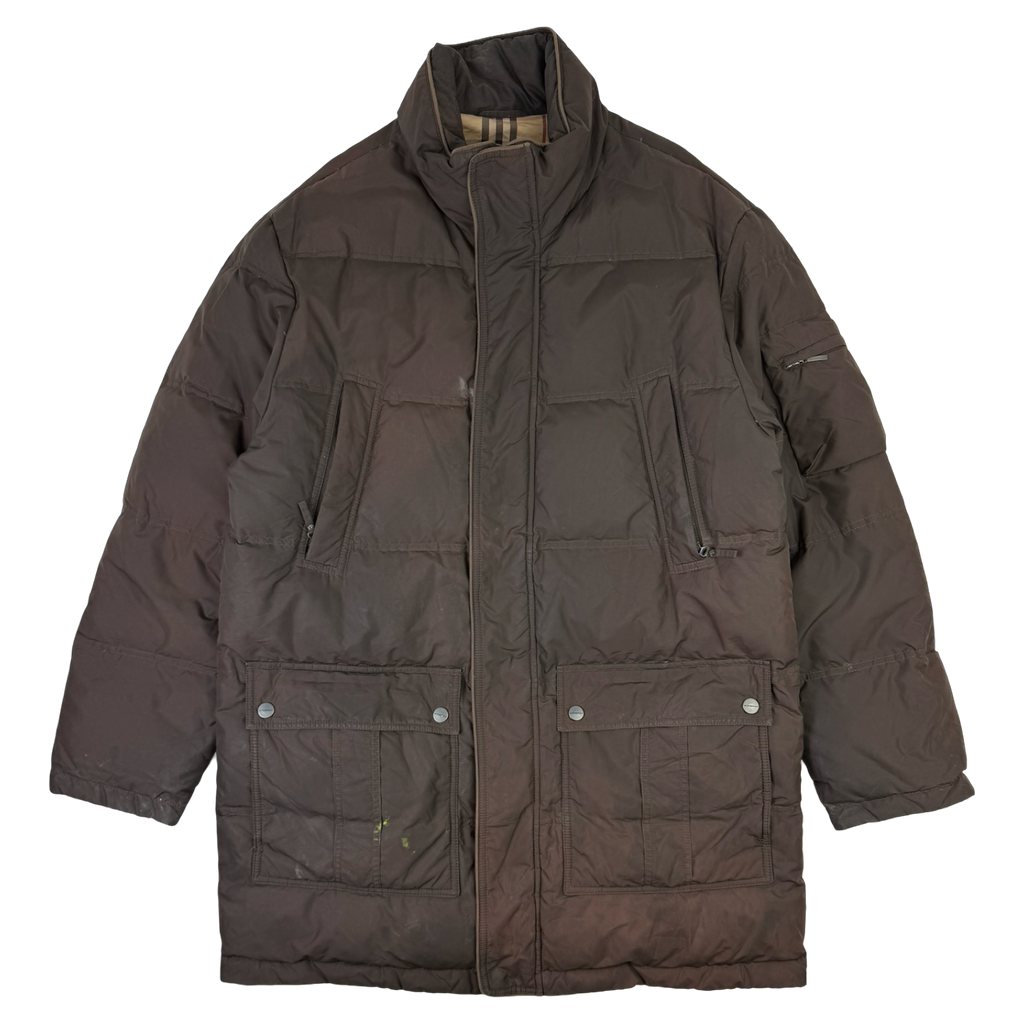 Burberry Puffer Coat Brown