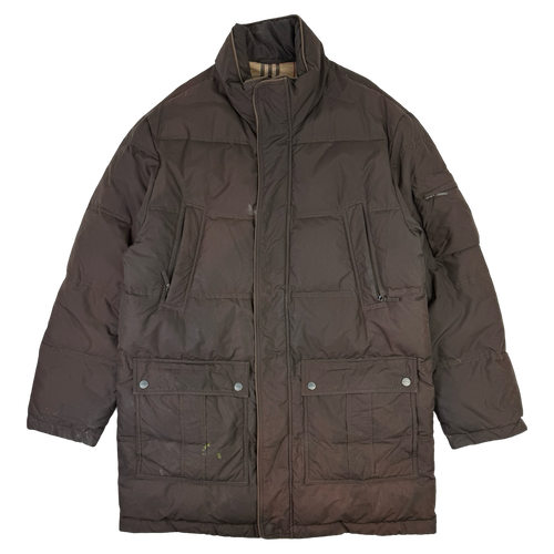 Burberry Puffer Coat Brown | Vintage Clothing Store Canada