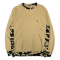 BAPE 1st Camo Rib Stone Wash Crewneck Yellow (USED)