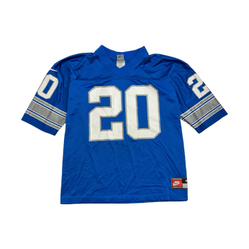 (L) Vintage Nike Barry Sanders Detroit Lions Jersey