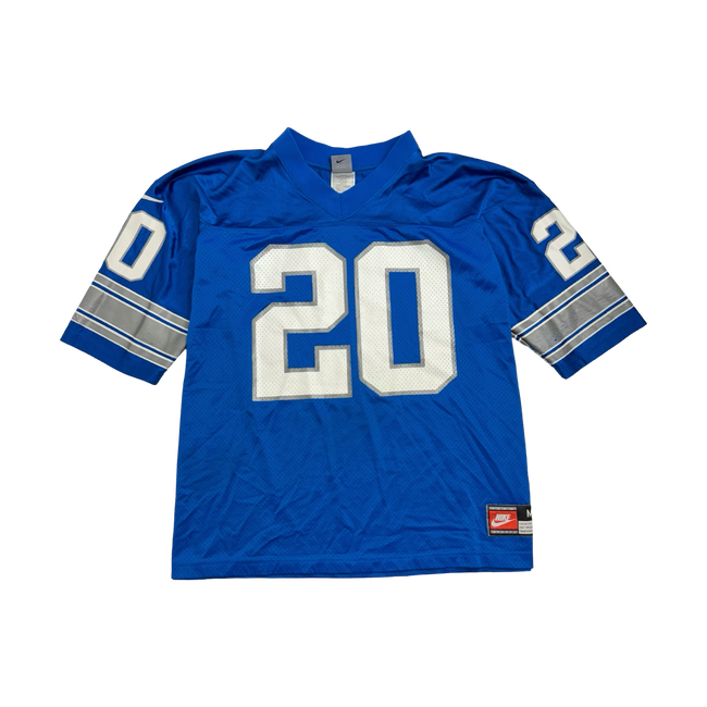 (L) Vintage Nike Barry Sanders Detroit Lions Jersey