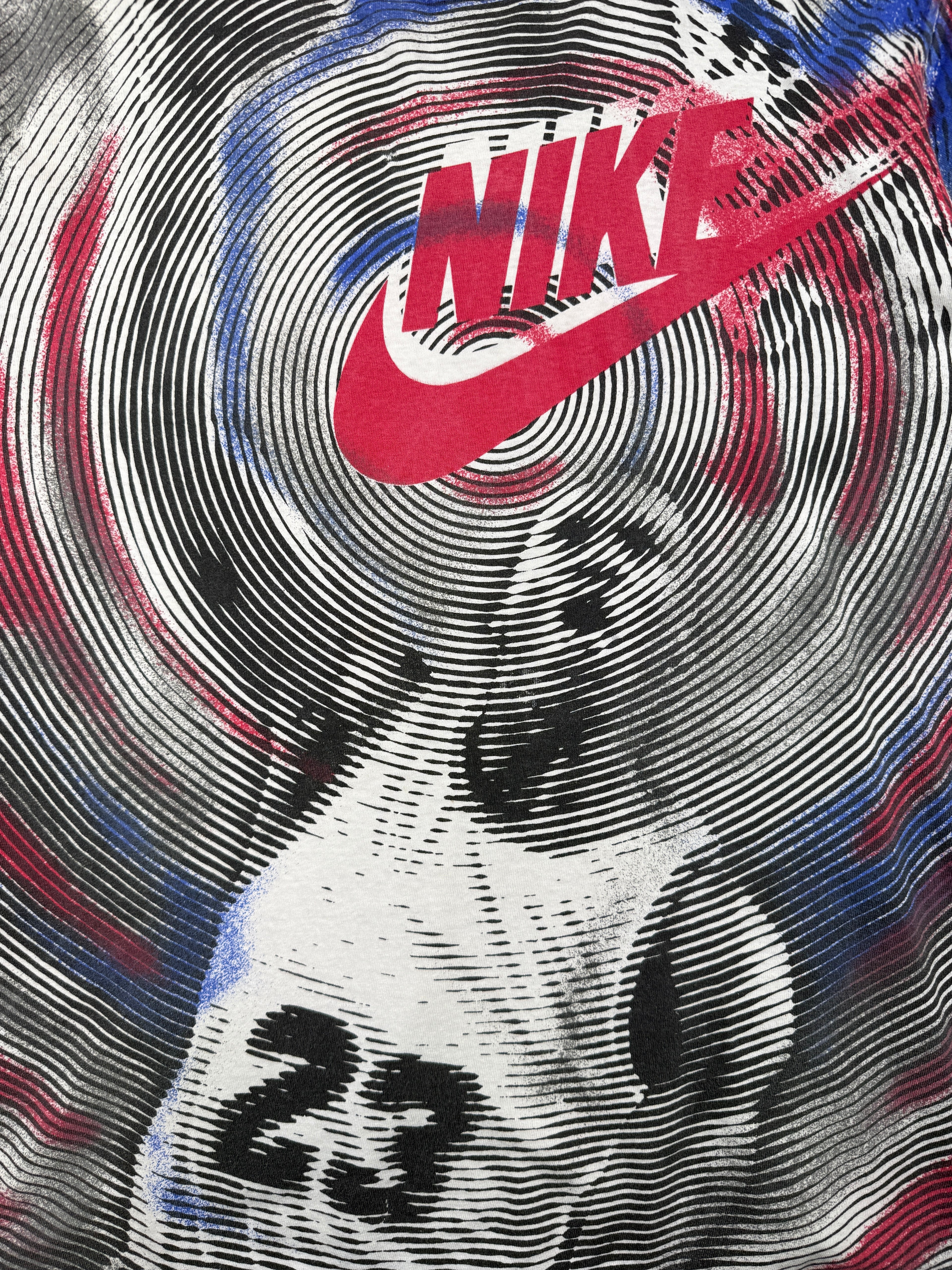 Vintage 90s Nike Michael Jordan Spiral AOP Tee