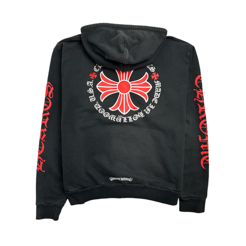 Chrome Hearts Made In Hollywood Cross Zip-Up Hoodie (USED) | Vintage Clothing Store Canada