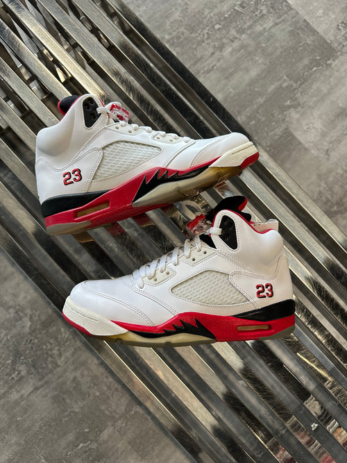 Air Jordan 5 Retro Fire Red Black Tongue 2013 (USED) | Vintage Clothing Store Canada