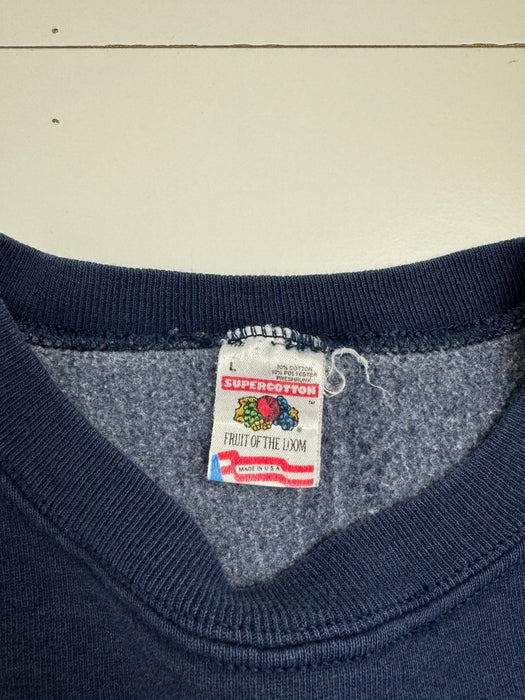 (L) Vintage Taos Ski Valley Sweatshirt Navy | Vitnage Clothing Store Canada