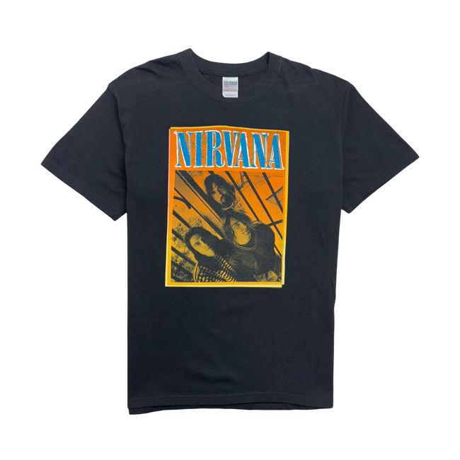 (L) Vintage '04 Nirvana Band Tee Black