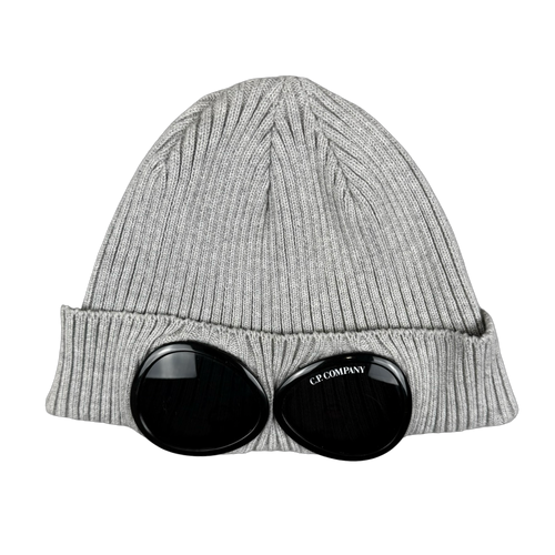C.P. Company Goggle Beanie Grey | Vintage Clothing Store Canada