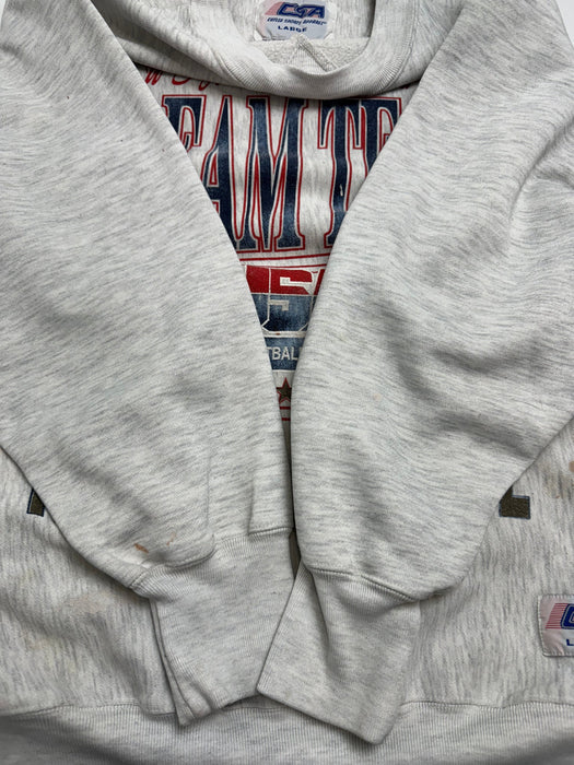 (L) Vintage '92 USA Basketball Dream Team Sweatshirt Grey | Vitnage Clothing Store Canada