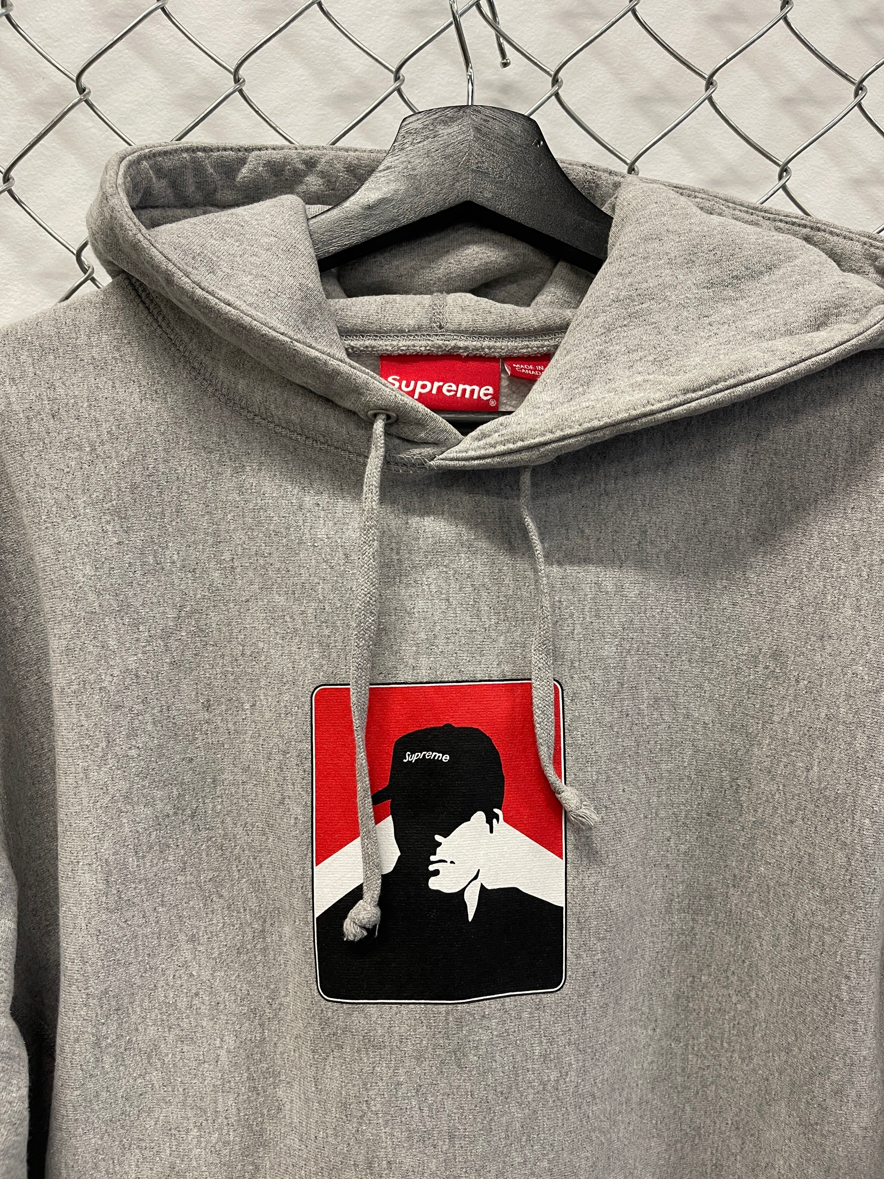 Supreme Portrait Hoodie FW20 Heather Grey (USED)