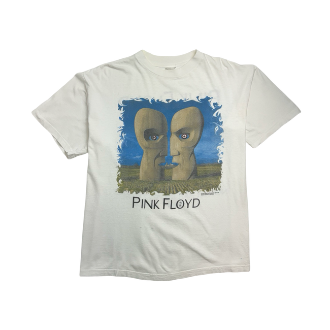 (L) Vintage '94 Pink Floyd Division Bell Tee White