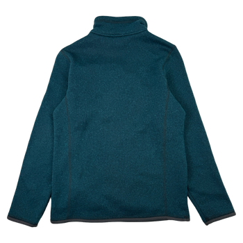 Women's Patagonia Better Sweater Quarter Zip Fleece Green