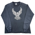 Vintage Harley Davidson Silver Eagle L/S Tee Black